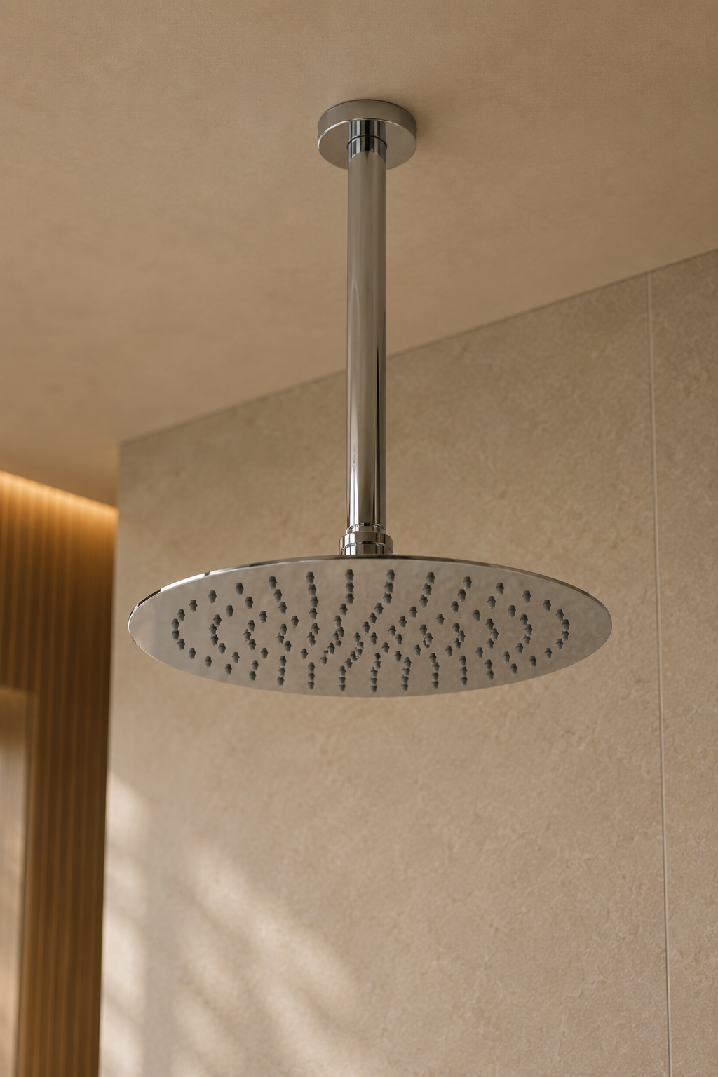 Colonne de douche avec mitigeur nickel brossé Ardion, visuel 4