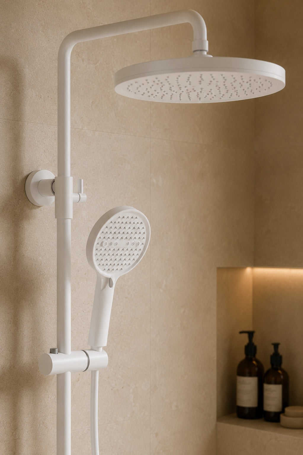 Vallor Colonne de douche blanche