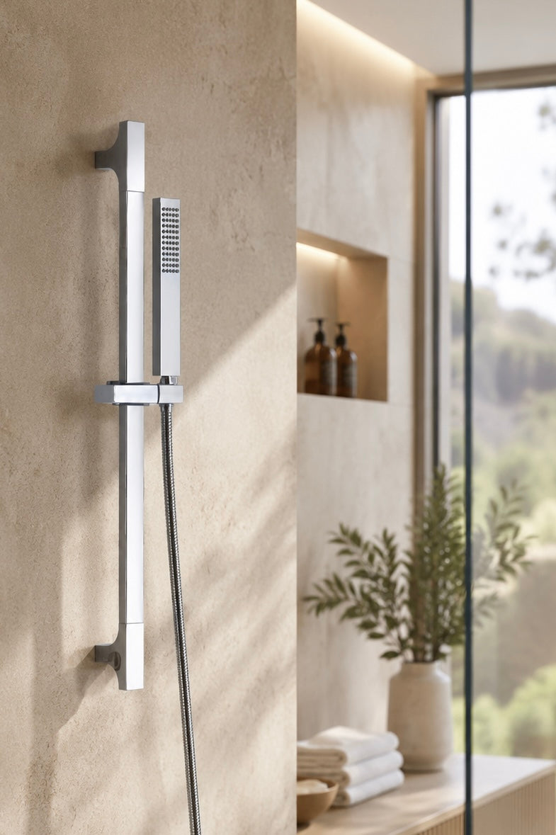 Colonne de douche inox chromée Vrenn