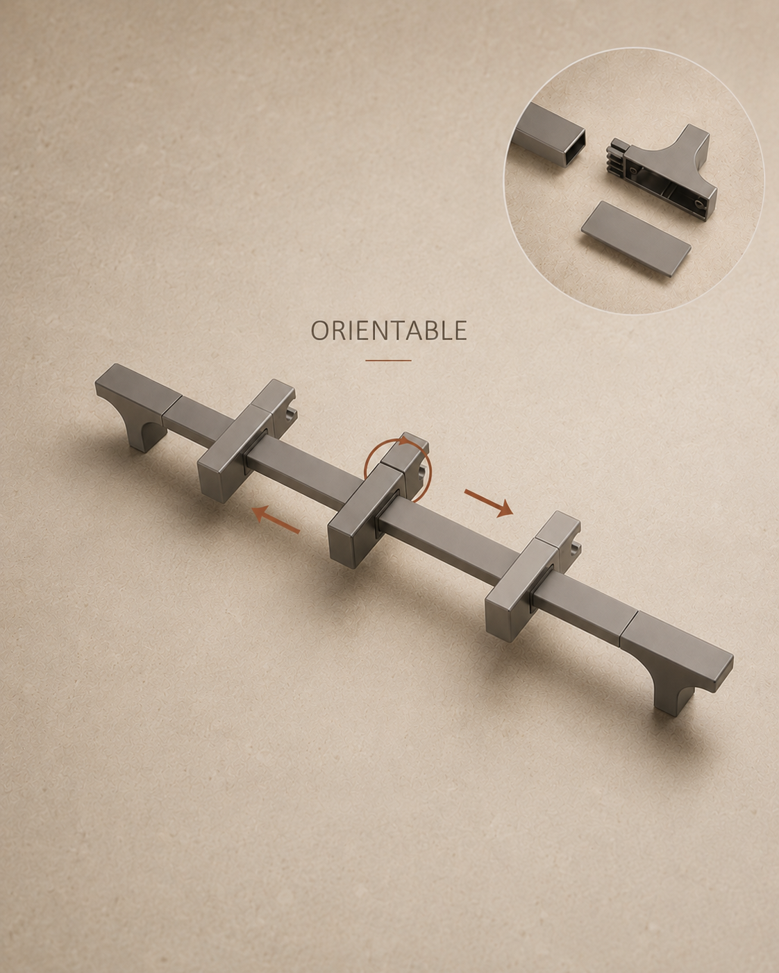 Colonne de douche inox grise Vrenn