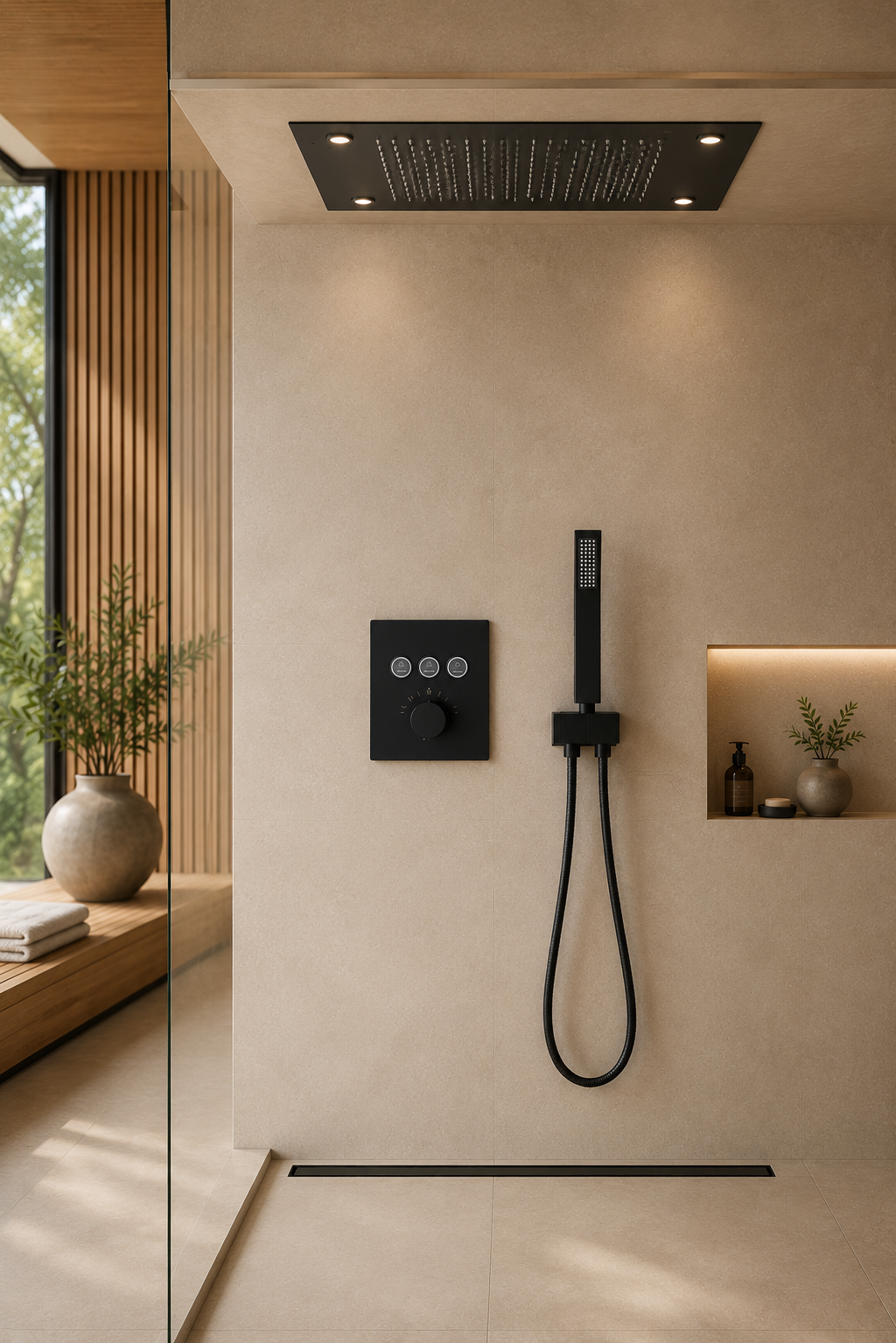 Solis Colonne de douche thermostatique