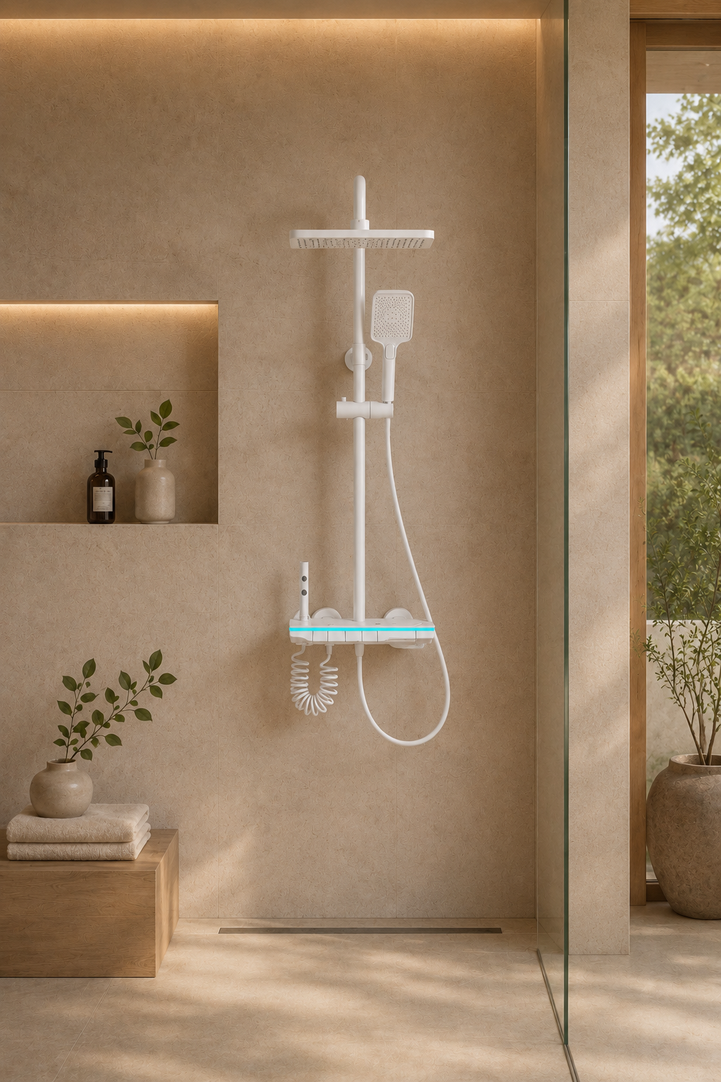 Nyrox Colonne de douche thermostatique