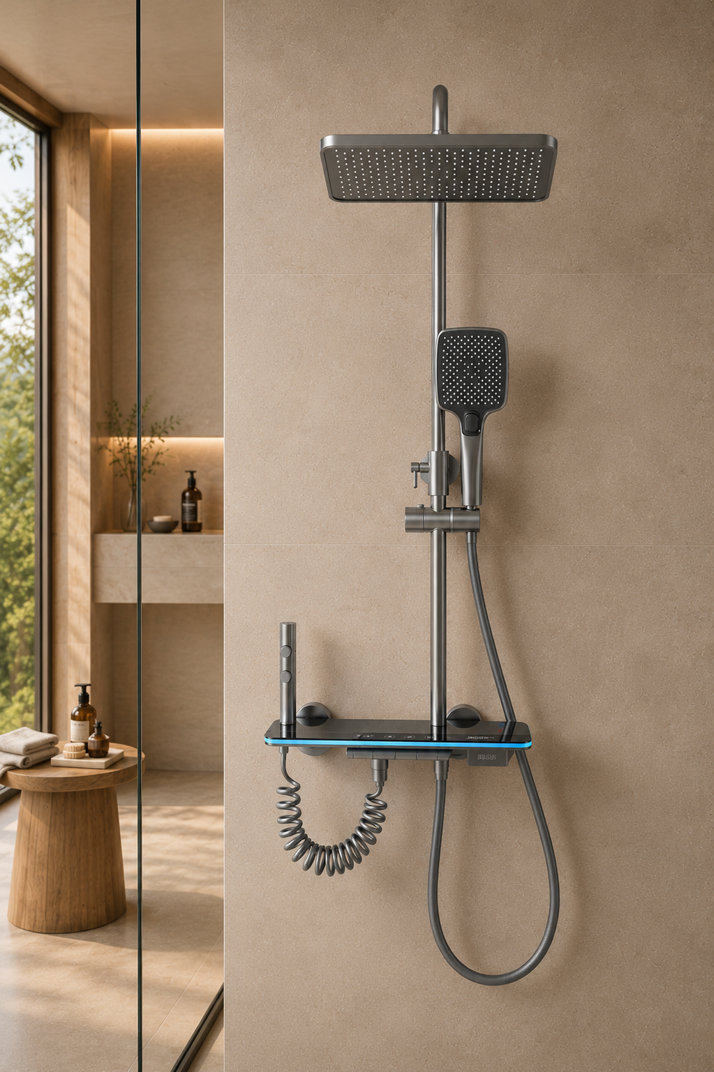 Nyrox Colonne de douche thermostatique