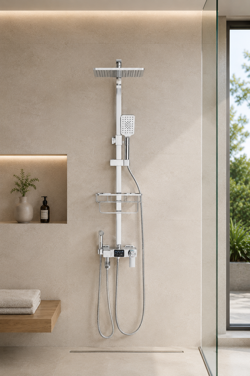 Nyrox Colonne de douche thermostatique