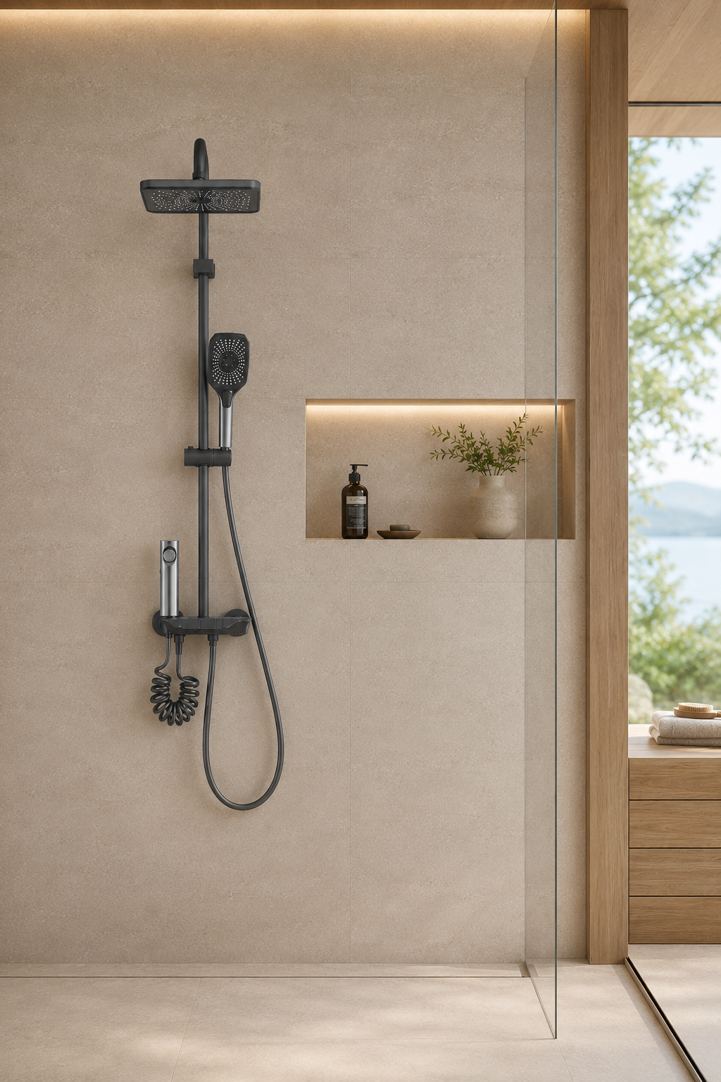 Ondéa Colonne de douche avec mitigeur