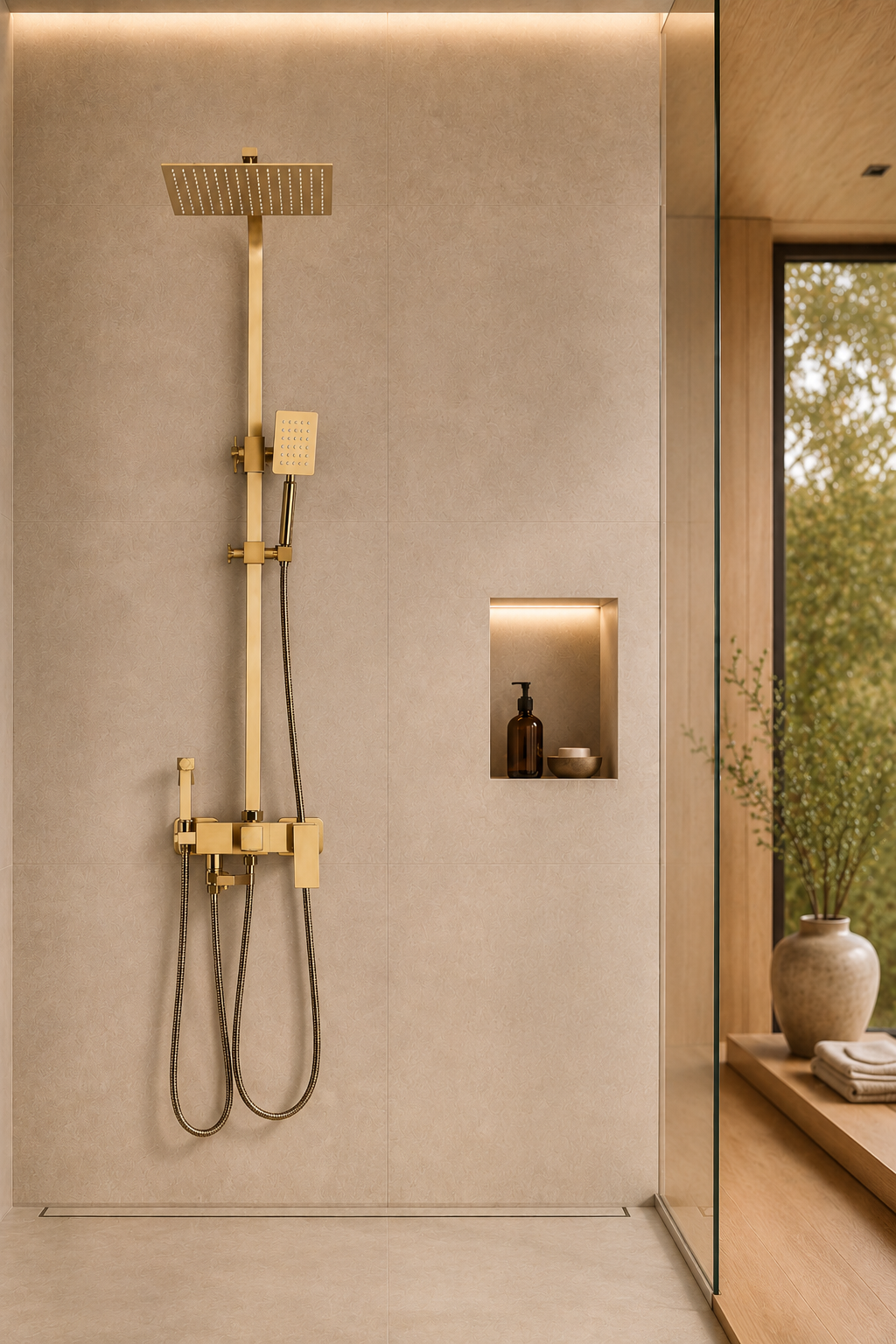 Ardion Colonne de douche avec mitigeur