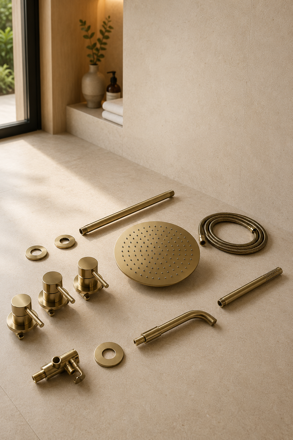 Ardion Colonne de douche avec mitigeur