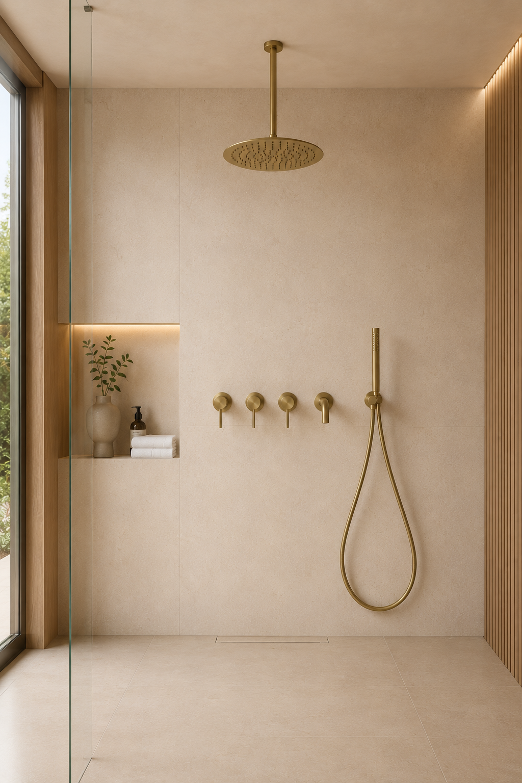 Ardion Colonne de douche avec mitigeur