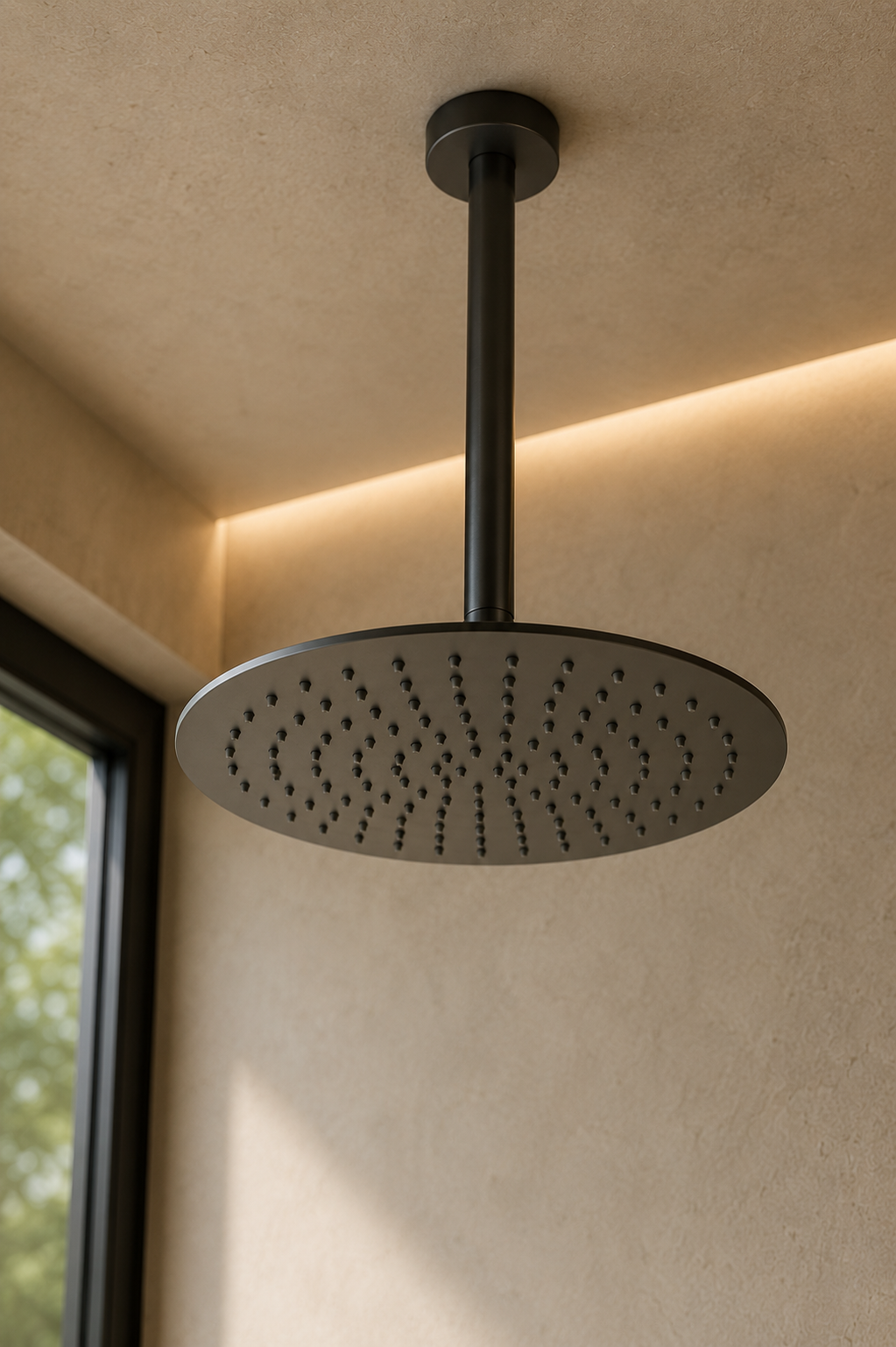Colonne de douche avec mitigeur gris Ardion, visuel 4