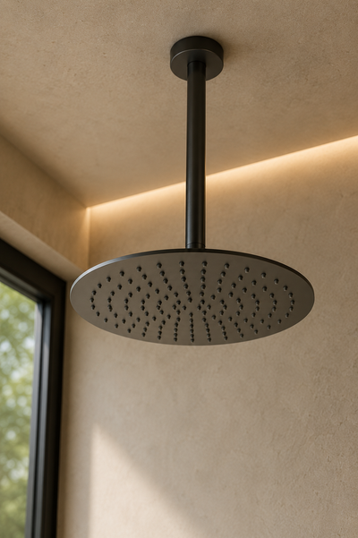 Colonne de douche avec mitigeur gris Ardion, visuel 4