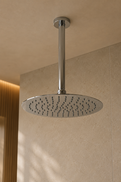 Colonne de douche avec mitigeur nickel brossé Ardion, visuel 4