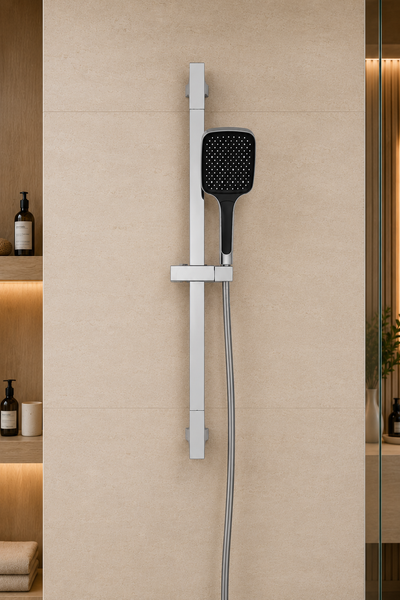 Colonne de douche coulissante chrome Span, ensemble complet