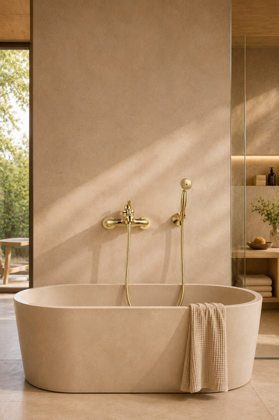 Colonne de douche baignoire rétro Thyren