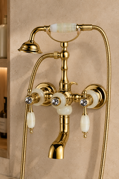 Colonne de douche baignoire mécanique Thyren