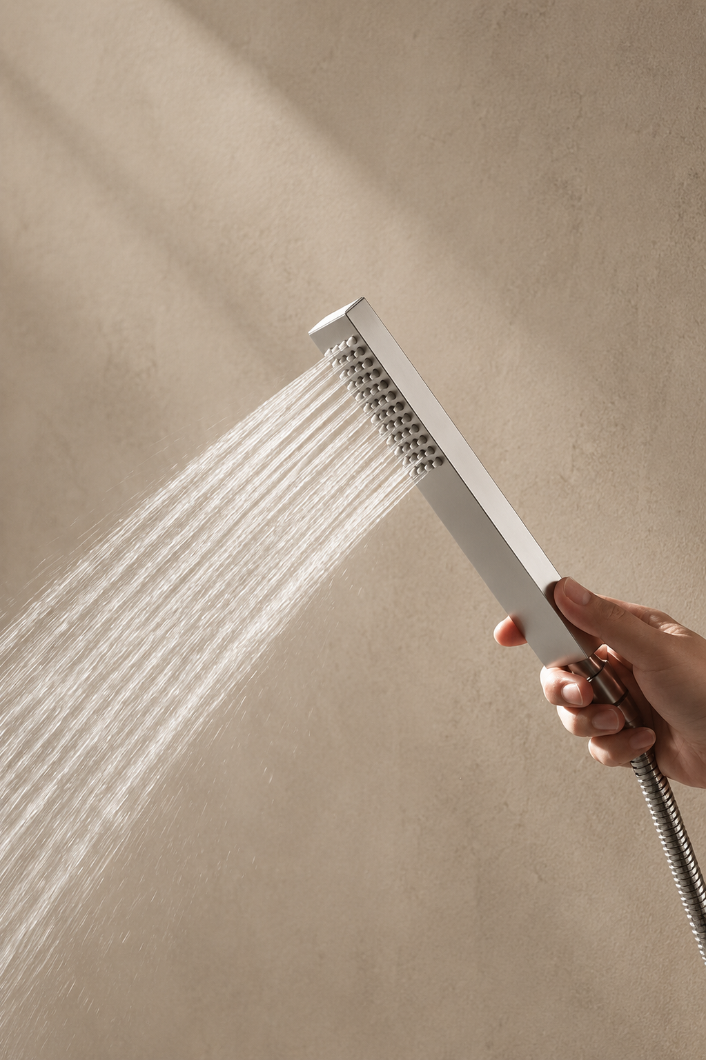 Colonne de douche inox chromée Vrenn