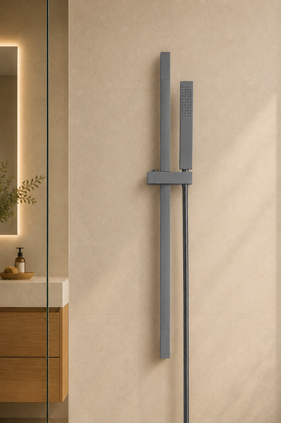 Colonne de douche inox grise Vrenn