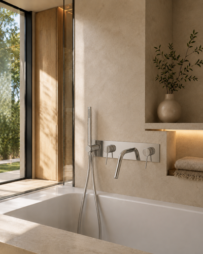 Colonne de douche baignoire chromé LINÉA