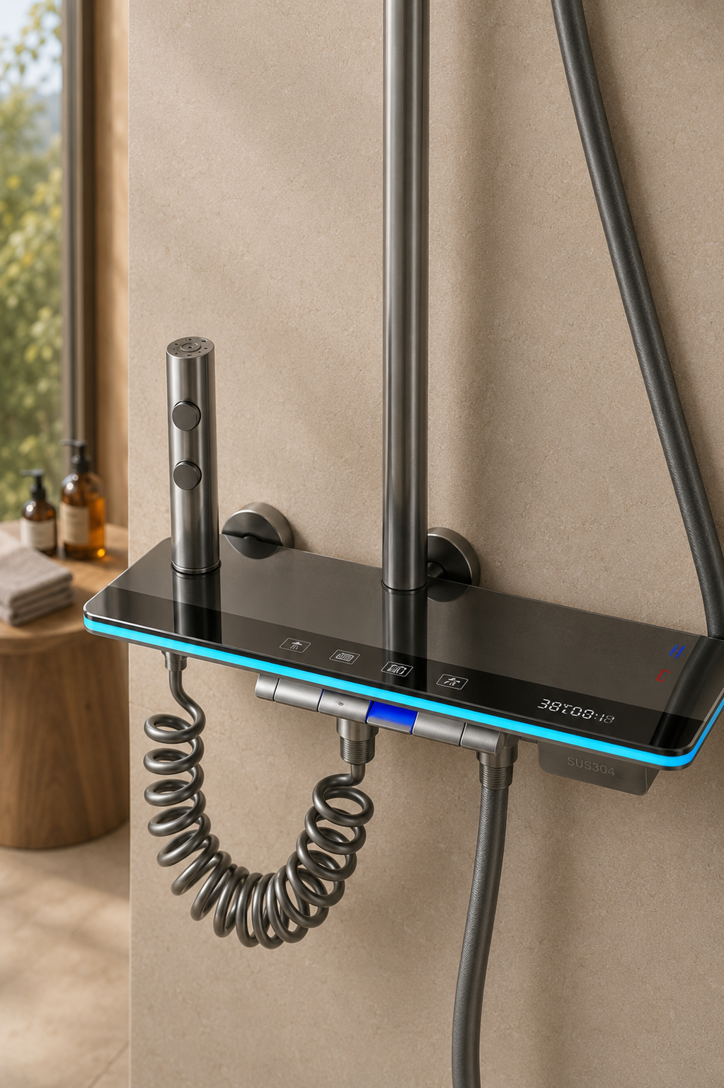 Nyrox Colonne de douche thermostatique