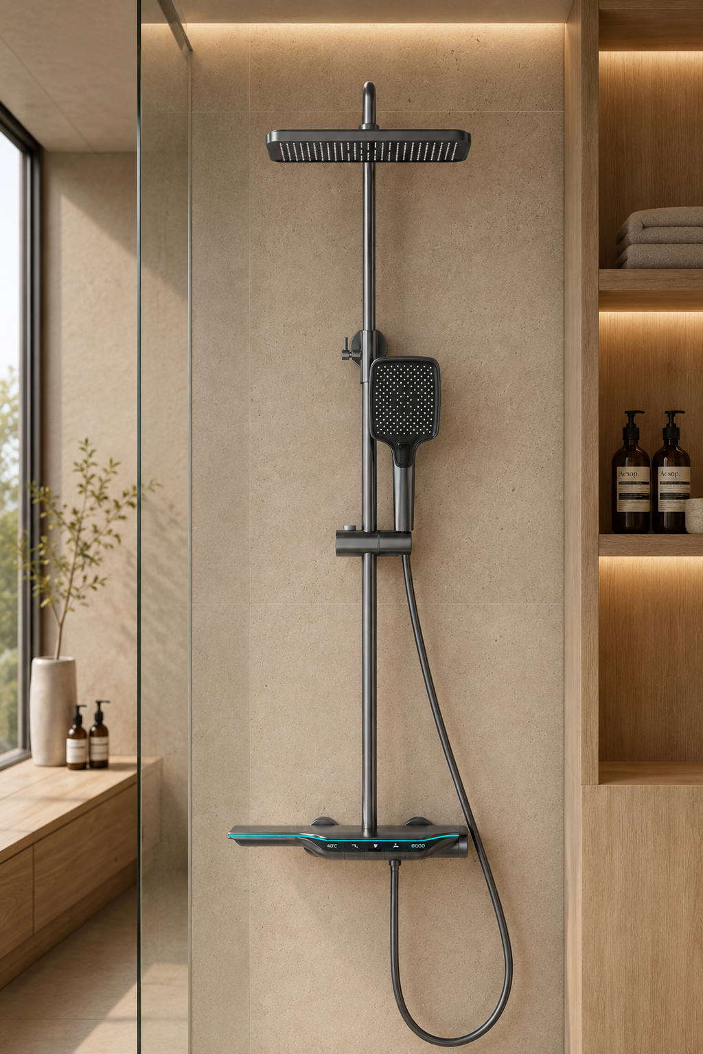 Nyrox Colonne de douche thermostatique