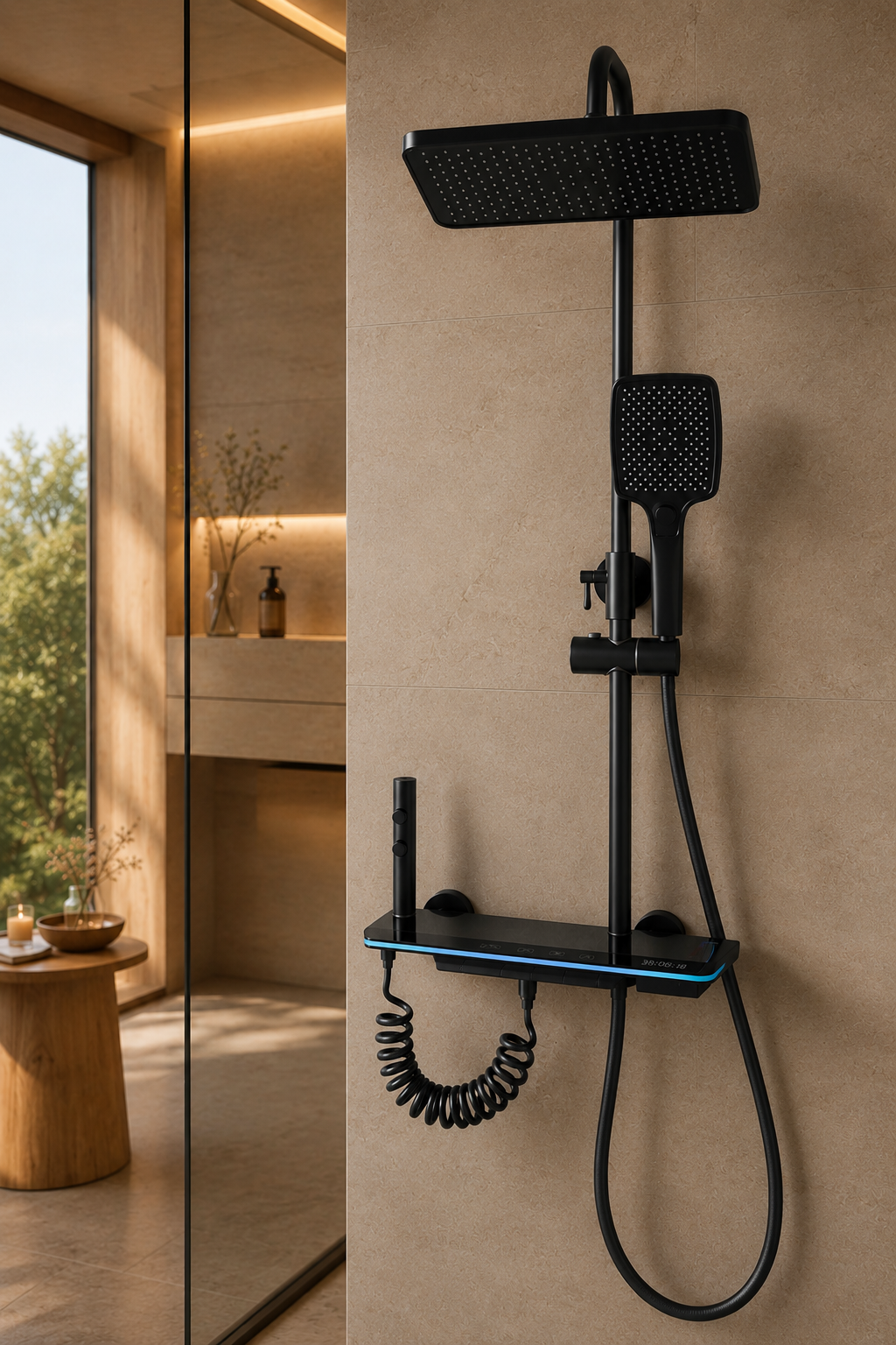Nyrox Colonne de douche thermostatique