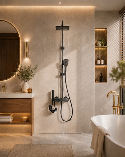 Ondéa Colonne de douche noire