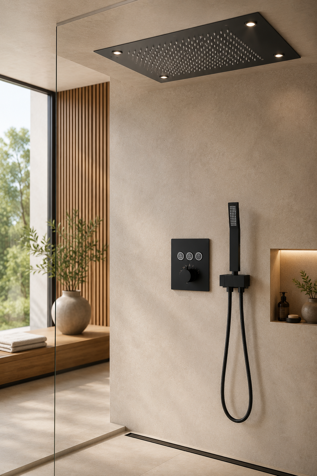 Solis Colonne de douche thermostatique