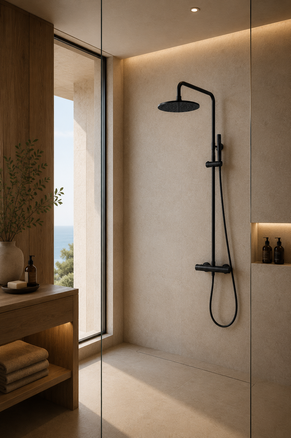 Vanta Colonne de douche thermostatique