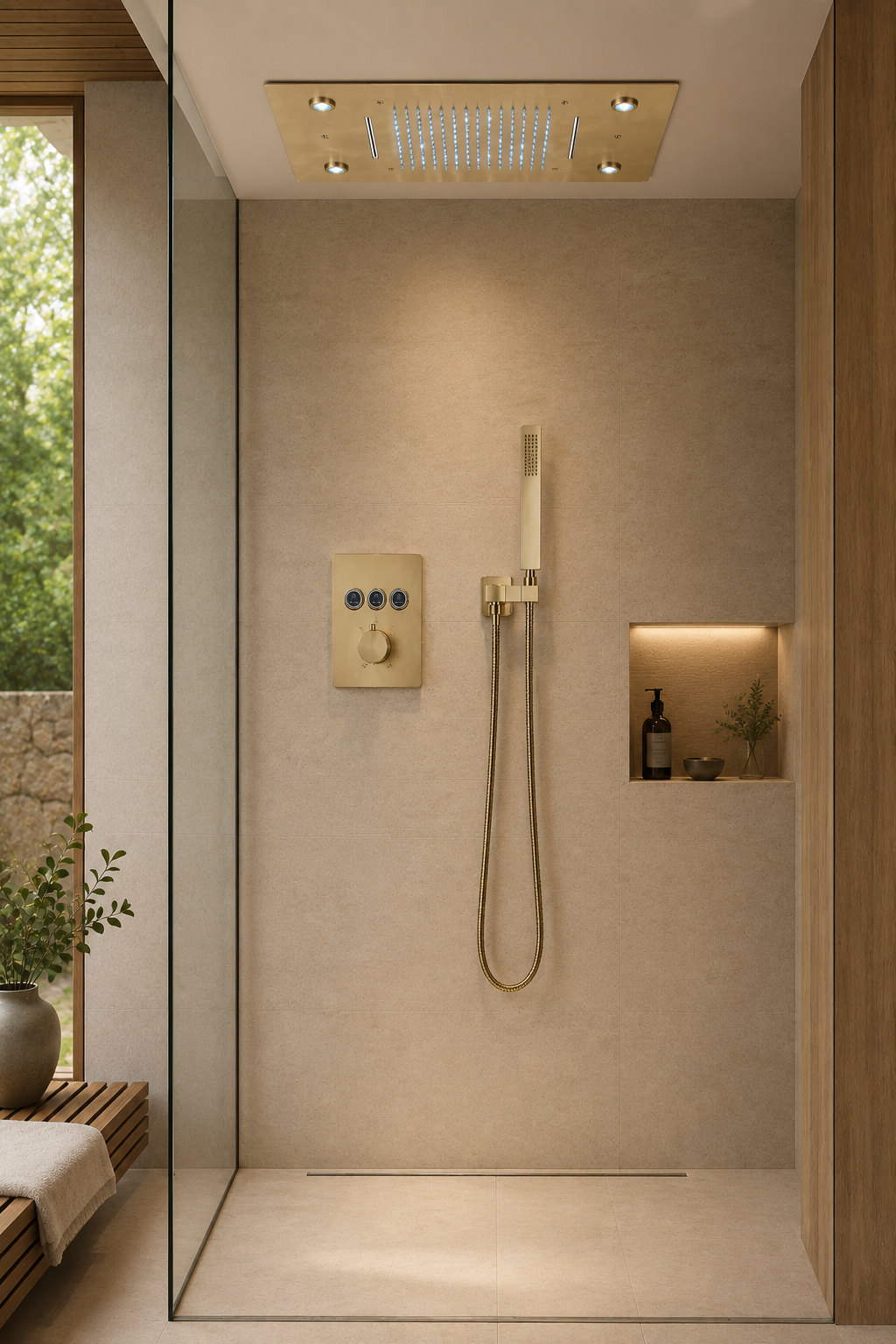 Solis Colonne de douche thermostatique