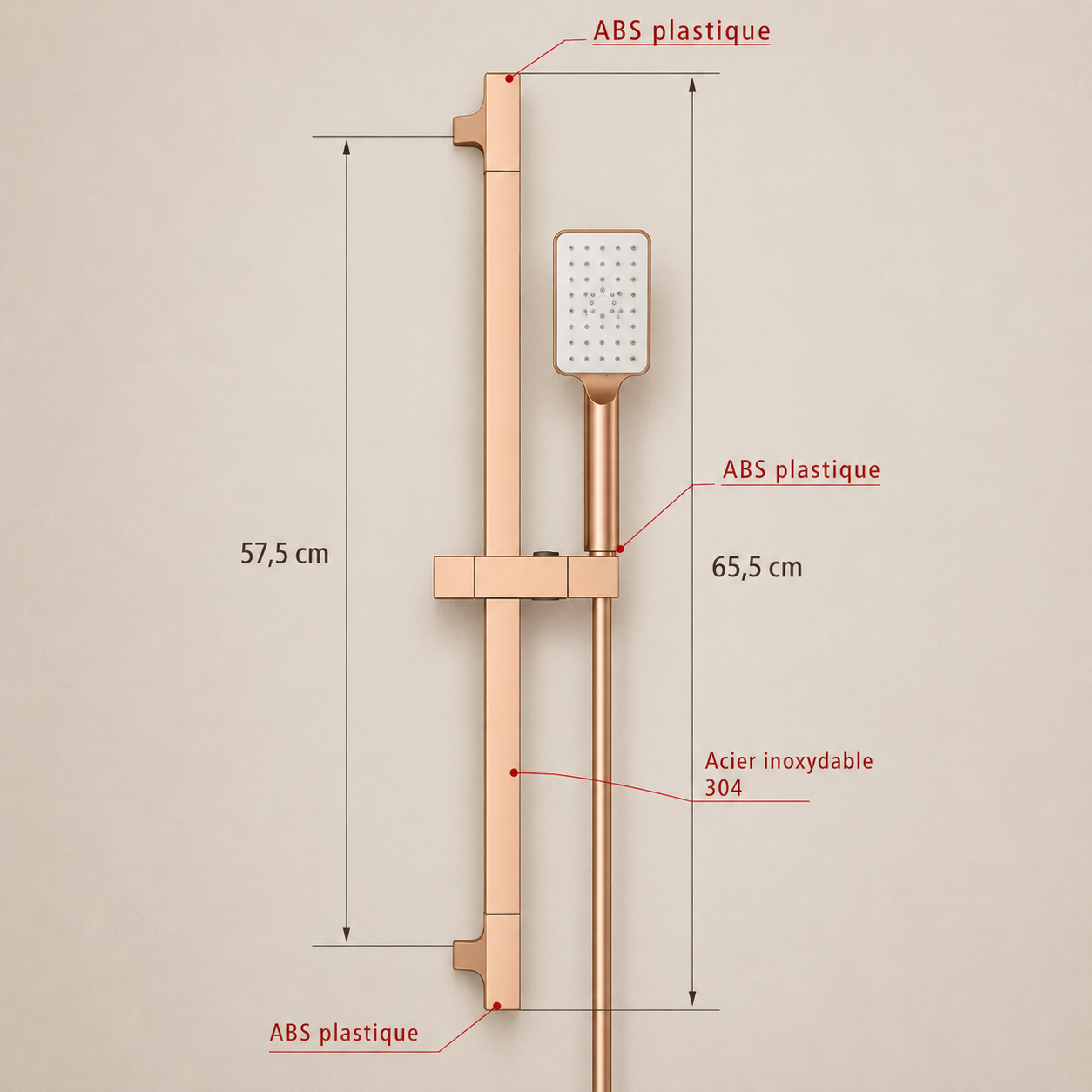 Span Colonne de douche reglable