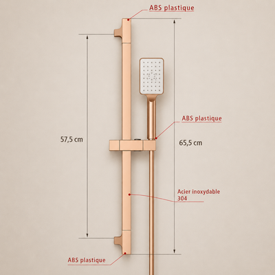 Span Colonne de douche reglable