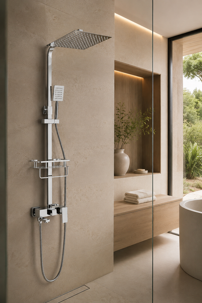 Valdis Colonne de douche avec mitigeur 30 cm
