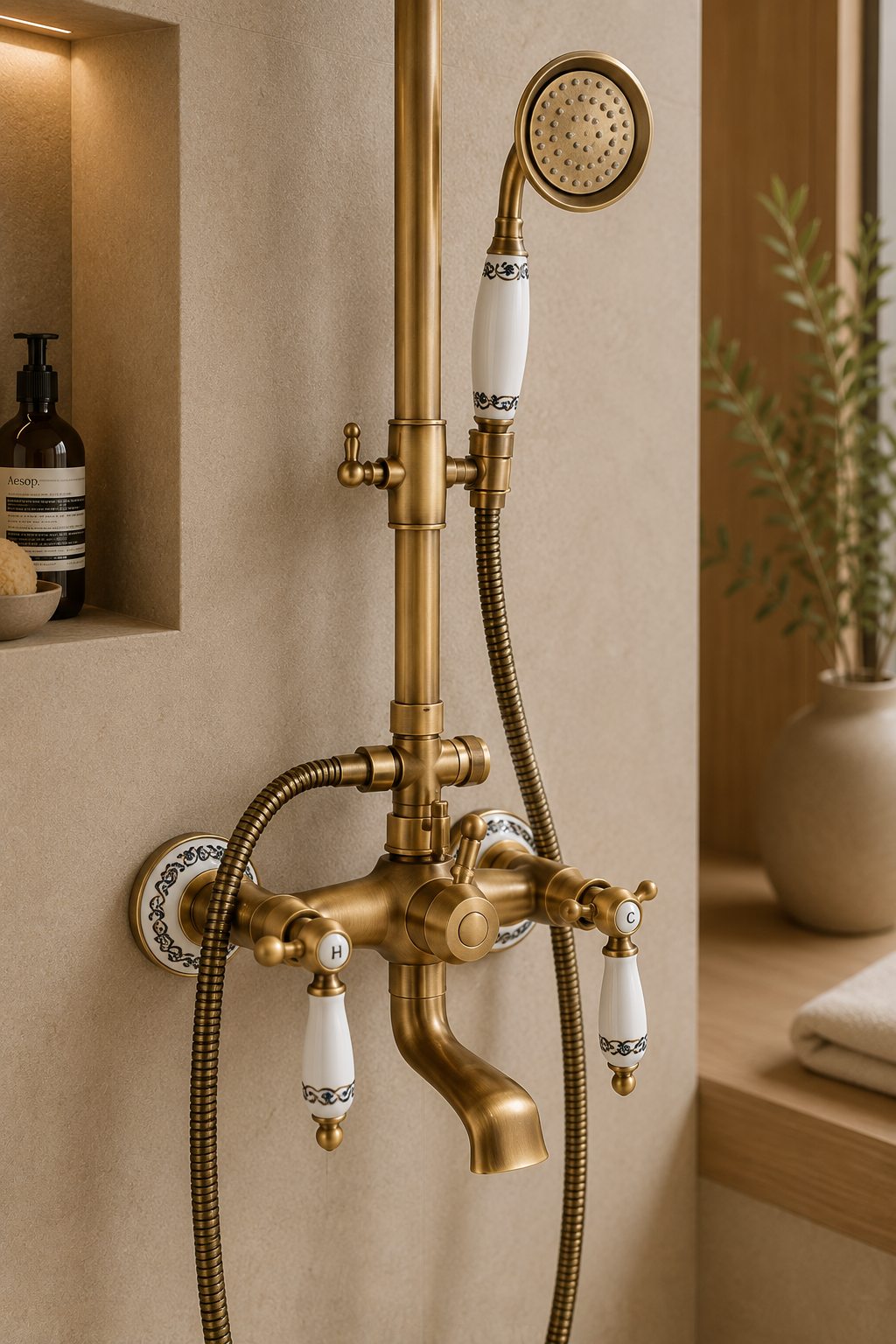 Visby Colonne de douche retro