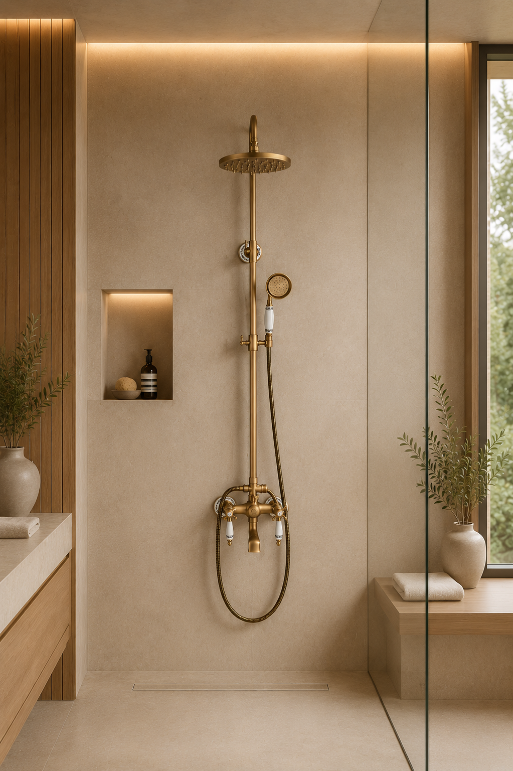 Visby Colonne de douche retro