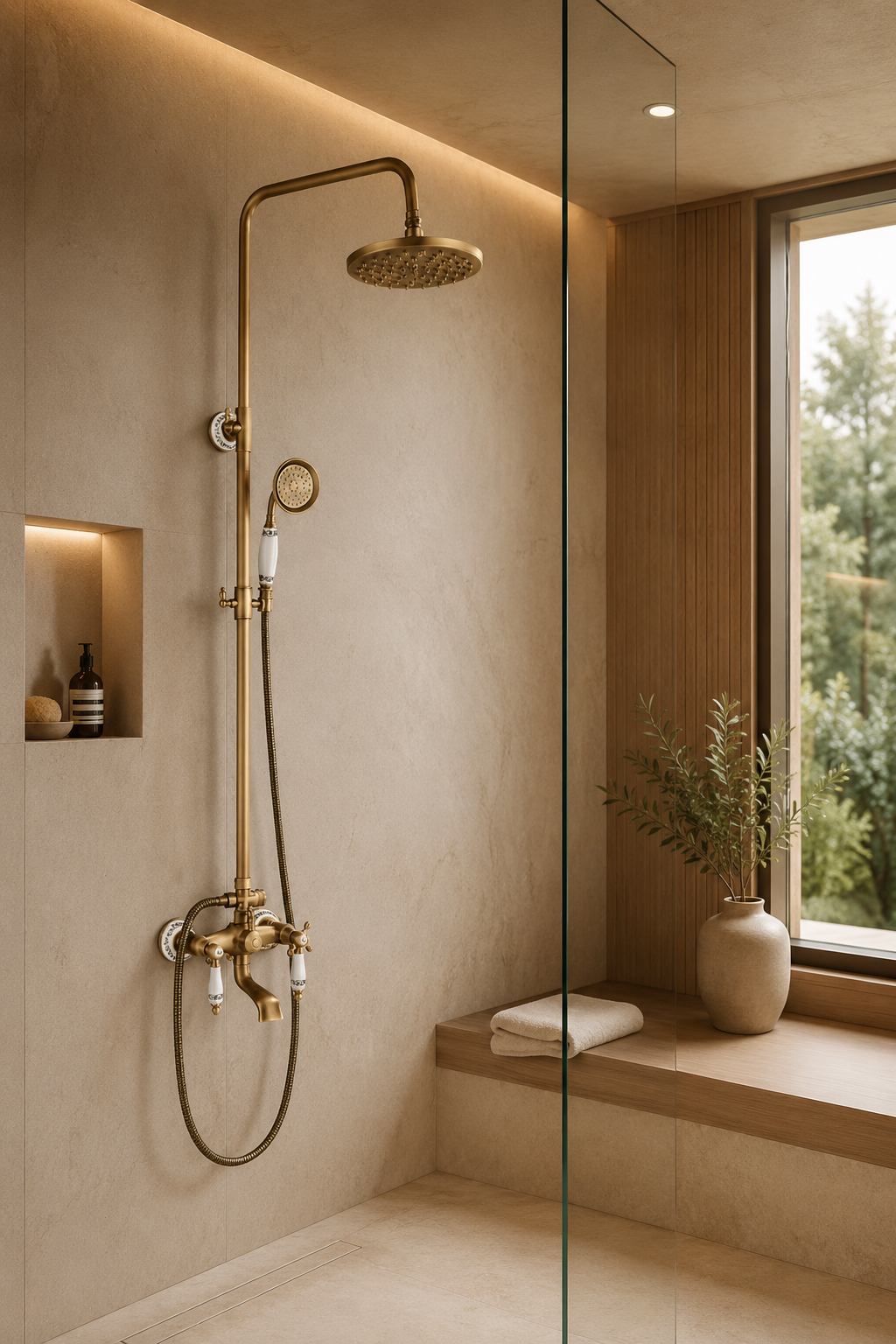 Visby Colonne de douche retro