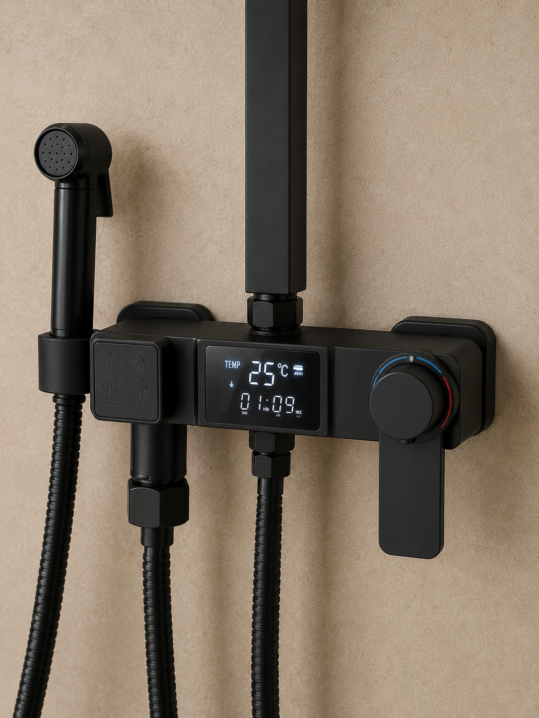 Zaha Colonne de douche thermostatique
