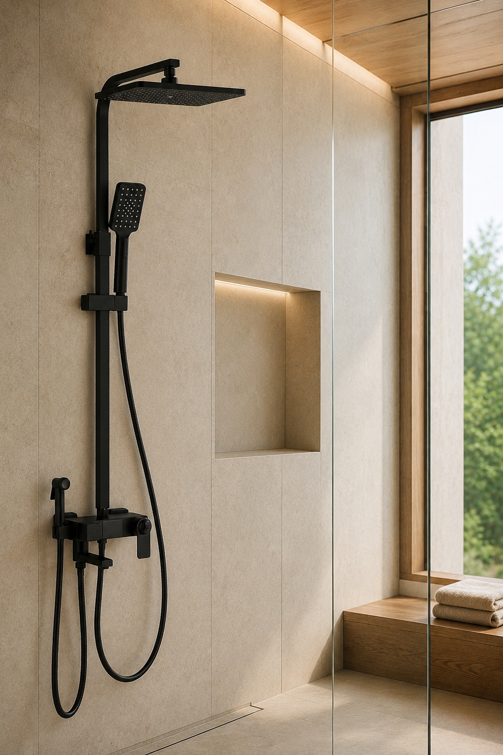 Zaha Colonne de douche thermostatique